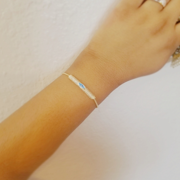 Turkish Evil Eye Bracelet - Picture 3 of 3